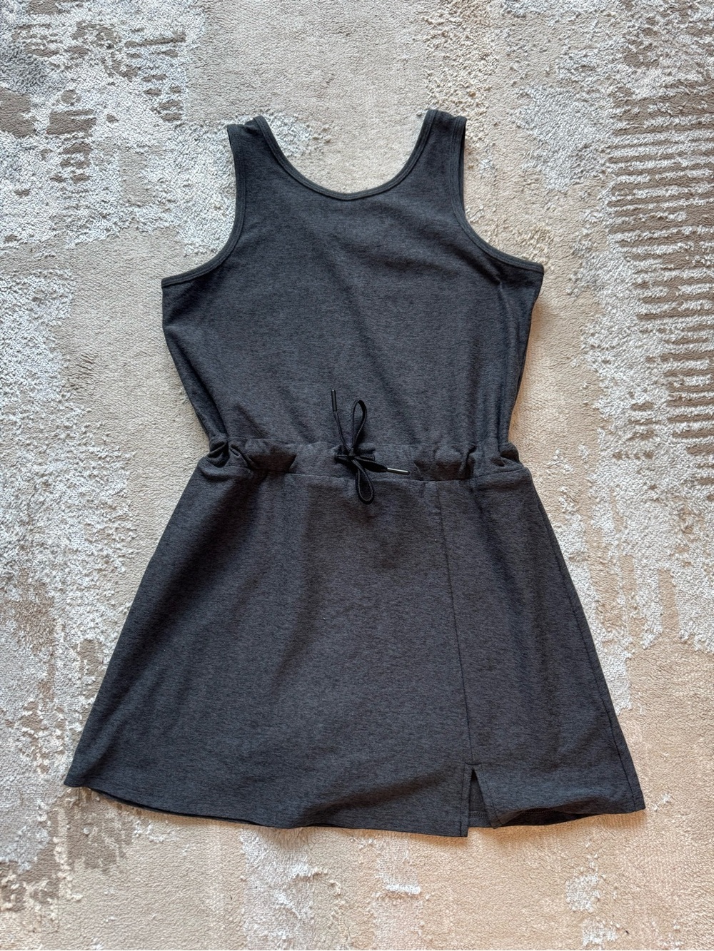 Athletic Works Charcoal Gray Tank Jumpsuit with Drawstring Waist NWT size S